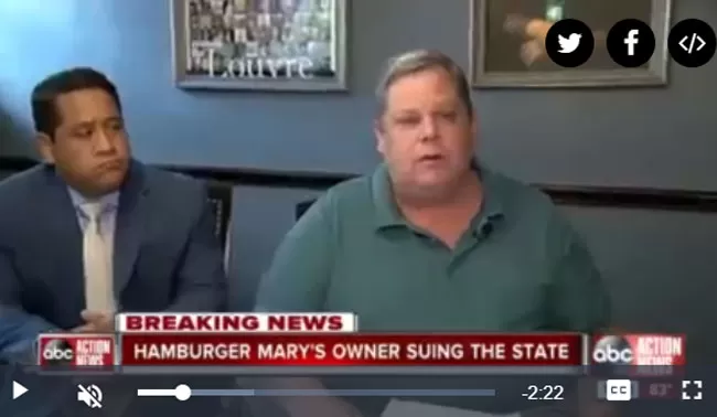 Firma presenta demanda por discriminación en nombre de Kurt King y Hamburger Mary’s Tampa