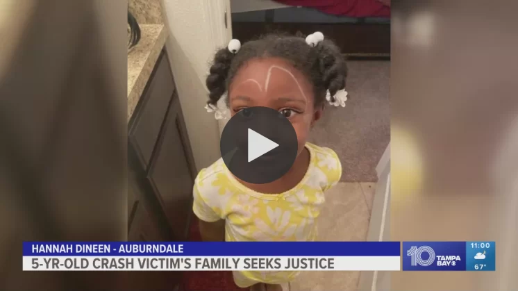 La familia de un niño de 5 años víctima de un accidente pide que se acuse al sargento de policía de Auburndale